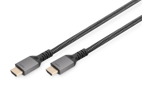 Digitus Kabel HDMI 2.1 DIGITUS PREMIUM połączeniowy Ultra HighSpeed 8K60Hz UHD Typ HDMI A/A M/M czarny 2m