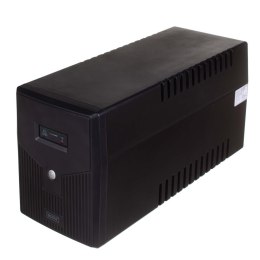 Digitus Zasilacz awaryjny UPS DIGITUS Line-Interactive LED 1500VA/900W 2x12V/9Ah AVR 4xSCHUKO USB RS232 RJ45