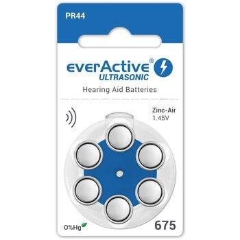 Everactive Baterie do aparatów słuchowych 675 / PR44 everActive ULTRASONIC 675- 6 sztuk