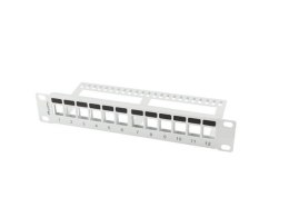 LANBERG Patch panel pusty Lanberg 12 port 1U 10