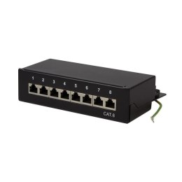 LogiLink Patch panel stacjonarny LogiLink NP0017B 8x RJ45 kat.6 ekranowany