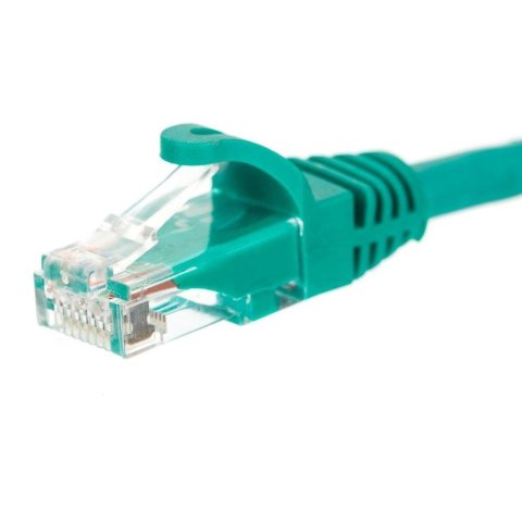 NETRACK Patchcord RJ45, Netrack osłonka zalewana, kat. 5e UTP, 3m zielony