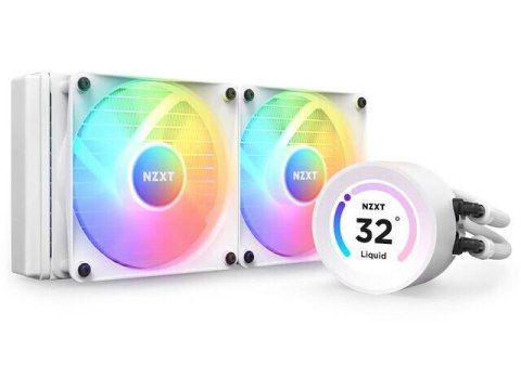 NZXT Chłodzenie wodne NZXT Kraken Elite 280 RGB LCD białe