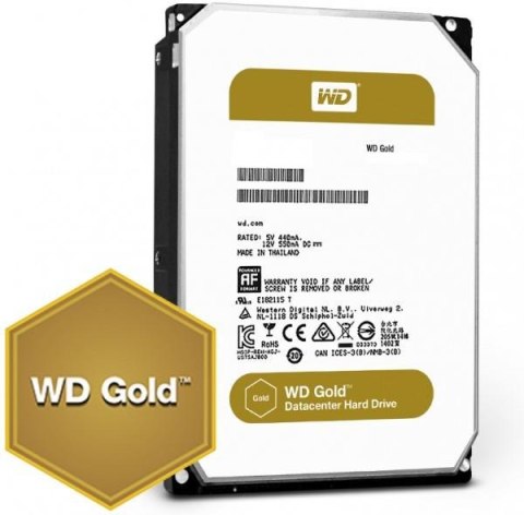 Western Digital Dysk WD Gold™ WD4004FRYZ 4TB 3,5" 7200 256MB SATA III