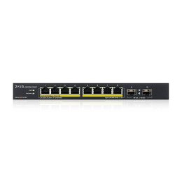 ZYXEL Switch niezarzadzalny Zyxel GS1100-10HP v2 8x100/1000Mbps 2xSFP PoE