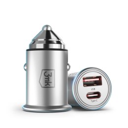 3mk Protection Ładowarka samochodowa 3mk Hyper Car Charger 30W aluminiowa