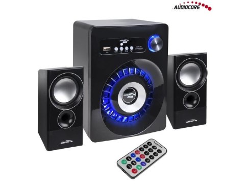 Audiocore Głośniki Bluetooth Audiocore AC910 2.1, radio FM, wejście kart TF, AUX, zasilanie USB