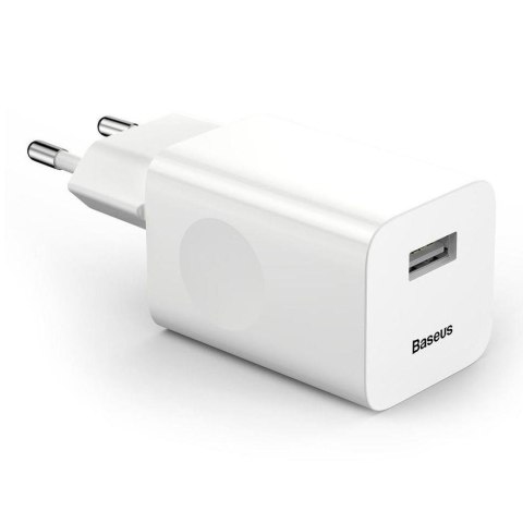 Baseus Ładowarka sieciowa Baseus QC3.0 FC67E CCALL-BX02 24W z gniazdem USB Quick Charge 3.0