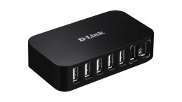 D-LINK Hub USB D-Link DUB-H7/E 7xUSB 2.0 czarny