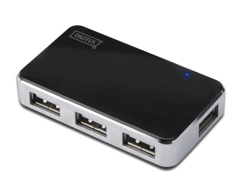 Digitus Hub USB DIGITUS DA-70220 4xUSB 2.0 aktywny czarny