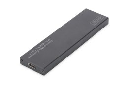Digitus Obudowa DIGITUS USB Typ C na dysk SSD M2 (NGFF) SATA III, 80/60/42/30mm, aluminiowa
