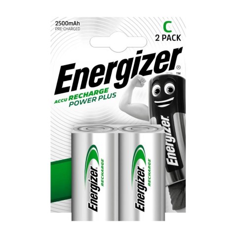 Energizer Akumulatorek Energizer R14 C Ni-MH 2500mAh - 2 sztuki