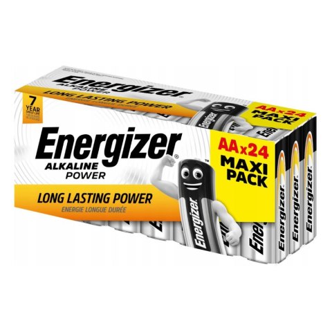 Energizer Bateria alkaliczna Energizer Alkaline Power AA / LR6 - 24 sztuki (box) Maxi Pack