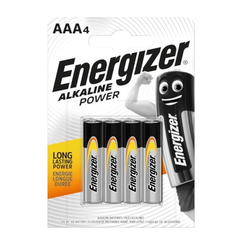 Energizer Bateria alkaliczna Energizer Alkaline Power AAA / LR03 - 4 sztuki (blister)