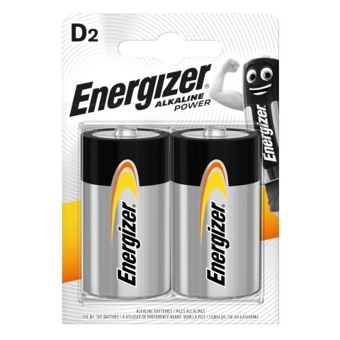 Energizer Bateria alkaliczna Energizer Alkaline Power D / LR20 - 2 sztuki (blister)