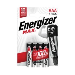 Energizer Bateria alkaliczna Energizer MAX AAA / LR03 - 4 sztuki (blister)