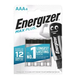 Energizer Bateria alkaliczna Energizer MAX Plus AAA / LR03 - 4 sztuki (blister)