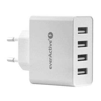 Everactive Ładowarka sieciowa everActive SC-400 4xUSB 5A