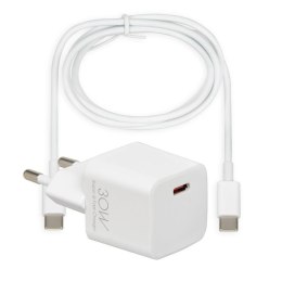 IBOX Ładowarka sieciowa iBOX C-38 USB-C PD30W, kabel USB-C