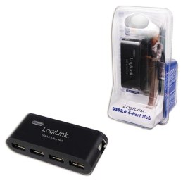 LogiLink Hub USB LogiLink UA0085 4xUSB 2.0, aktywny, czarny