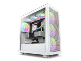 NZXT Obudowa NZXT H7 Flow RGB Midi Tower biała z oknem