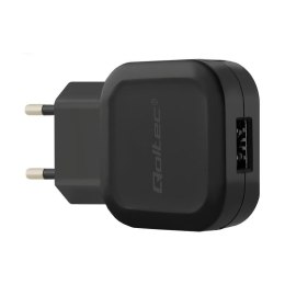 Qoltec Ładowarka sieciowa Qoltec 12W 5V 2,4A USB+kabel USB typC