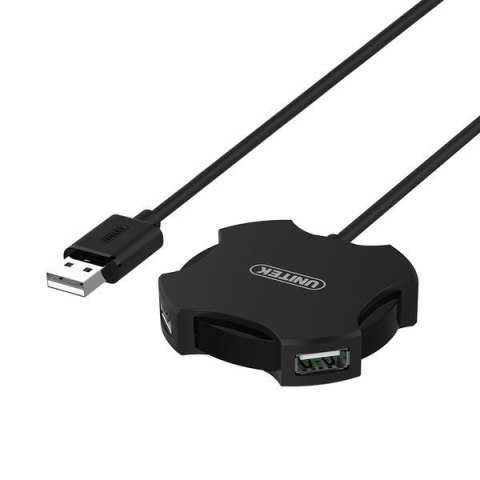 UNITEK Hub USB Unitek Y-2178 4x USB 2.0 micro - czarny