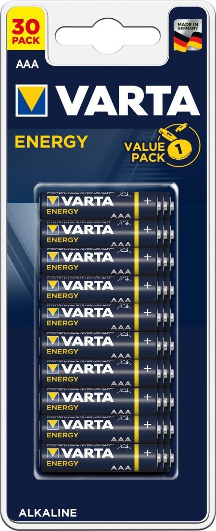 VARTA BATERIE Baterie VARTA ENERGY AAA 1.5V 30 szt