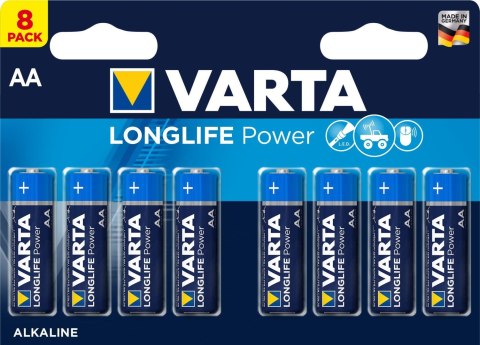 Varta Baterie Baterie VARTA LONGLIFE POWER AA 1.5V 8 szt