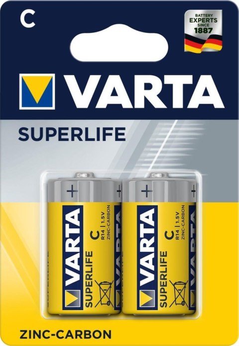 Varta Baterie Baterie VARTA Superlife, Baby R14P/C - 2 szt