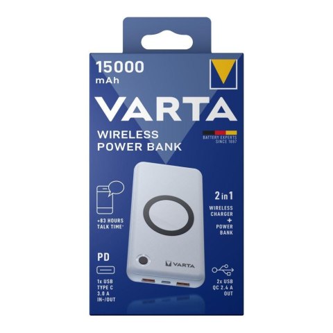 Varta Baterie Powerbank Varta Wireless 15000 mAh