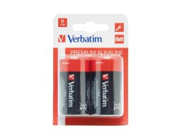 Verbatim Bateria Verbatim LR20 D (2 szt blister)