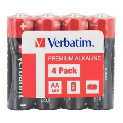 Verbatim Bateria Verbatim LR6 AA (4 szt) shrink