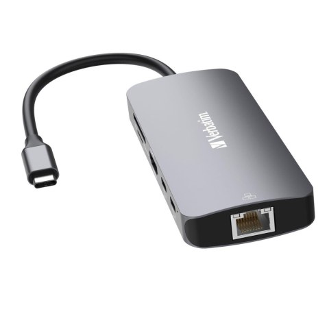 VERBATIM Hub USB Verbatim Multi Port CMH-09: 2xUSB-C 3.1, 1xUSB-A 3.1, 2xUSB-A 3.0, HDMI, RJ-45, SD/microSD