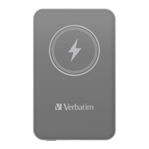 Verbatim Powerbank Verbatim Charge 'n' Go Magnetic Wireless 10000mAh USB-C PD 3.0 Grey