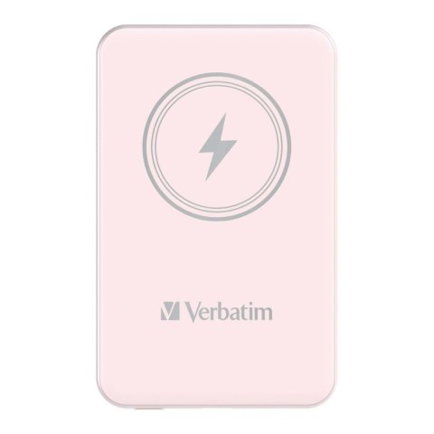 Verbatim Powerbank Verbatim Charge 'n' Go Magnetic Wireless 10000mAh USB-C PD 3.0 Pink