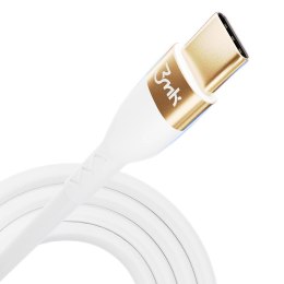 3mk Protection Kabel USB 3mk Hyper Silicone Cable USB-C to USB-C 100W biały