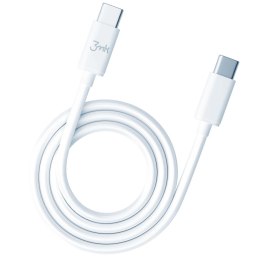 3mk Protection Kabel USB 3mk Hyper Silicone Cable USB-C to USB-C 100W biały