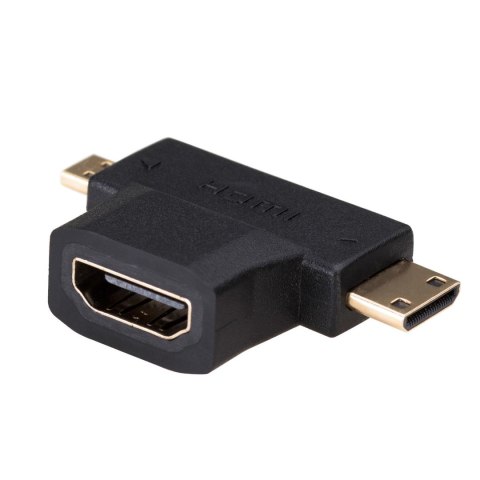 AKYGA Adapter Akyga AK-AD-23 HDMI/F - miniHDMI/M - microHDMI/M