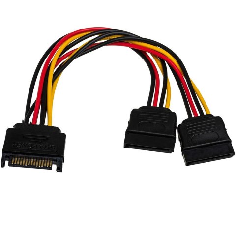 AKYGA Kabel adapter Akyga AK-CA-31 SATA (M) - 2x SATA (F) 0,15m