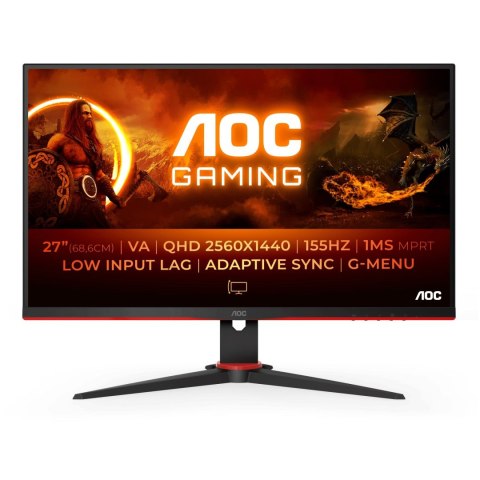 AOC Monitor AOC 27" Q27G2E/BK 2xHDMI DP - USZ OPAK