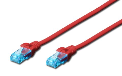 Digitus Patchcord DIGITUS UTP kat. 5e 7m PVC czerwony