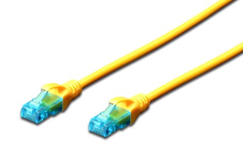 Digitus Patchcord DIGITUS UTP kat. 5e 7m PVC żółty