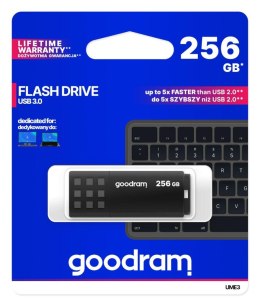 Goodram Pendrive GOODRAM 256GB UME3 USB 3.2 Gen 1 Black