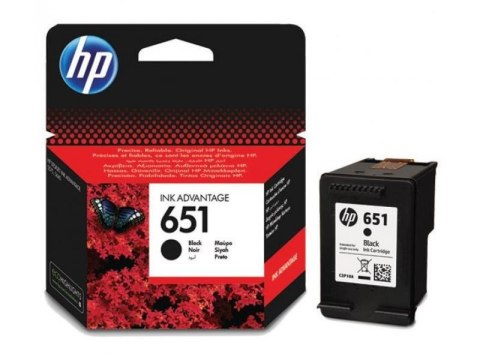 HP Tusz HP 651 Black