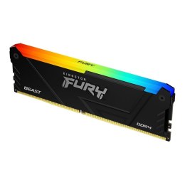 Kingston Pamięć DDR4 Kingston Fury Beast RGB 16GB (1x16GB) 3600MHz CL18 1,35V czarna