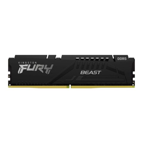 Kingston Pamięć DDR5 Kingston FURY Beast 16GB (1x16GB) 5600MHz CL40 1,25V Czarna