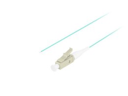 LANBERG Pigtail światłowodowy Lanberg MM LC/UPC OM3 EASY STRIP 50/125 2M aqua