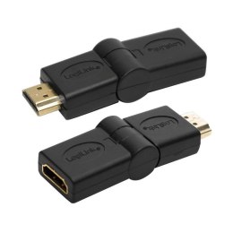 LogiLink Adapter HDMI LogiLink AH0011 kątowy 180°, HDMI (M)>HDMI (F)