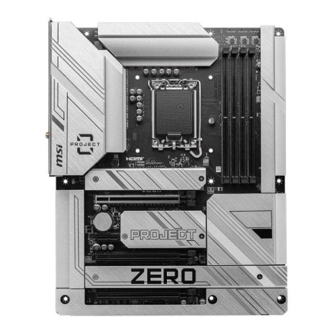 MSI Płyta MSI Z790 PROJECT ZERO /Z790/DDR5/SATA3/M.2/USB3.2/WiFi/BT/PCIe5.0/s.1700/ATX